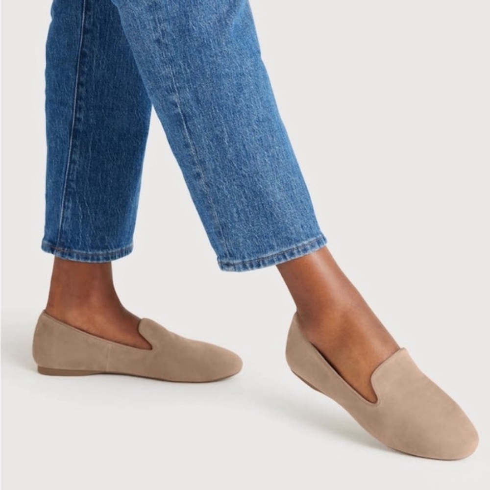 Birdies Lt. Tan Flat Slip On Loafers Size 7.5
